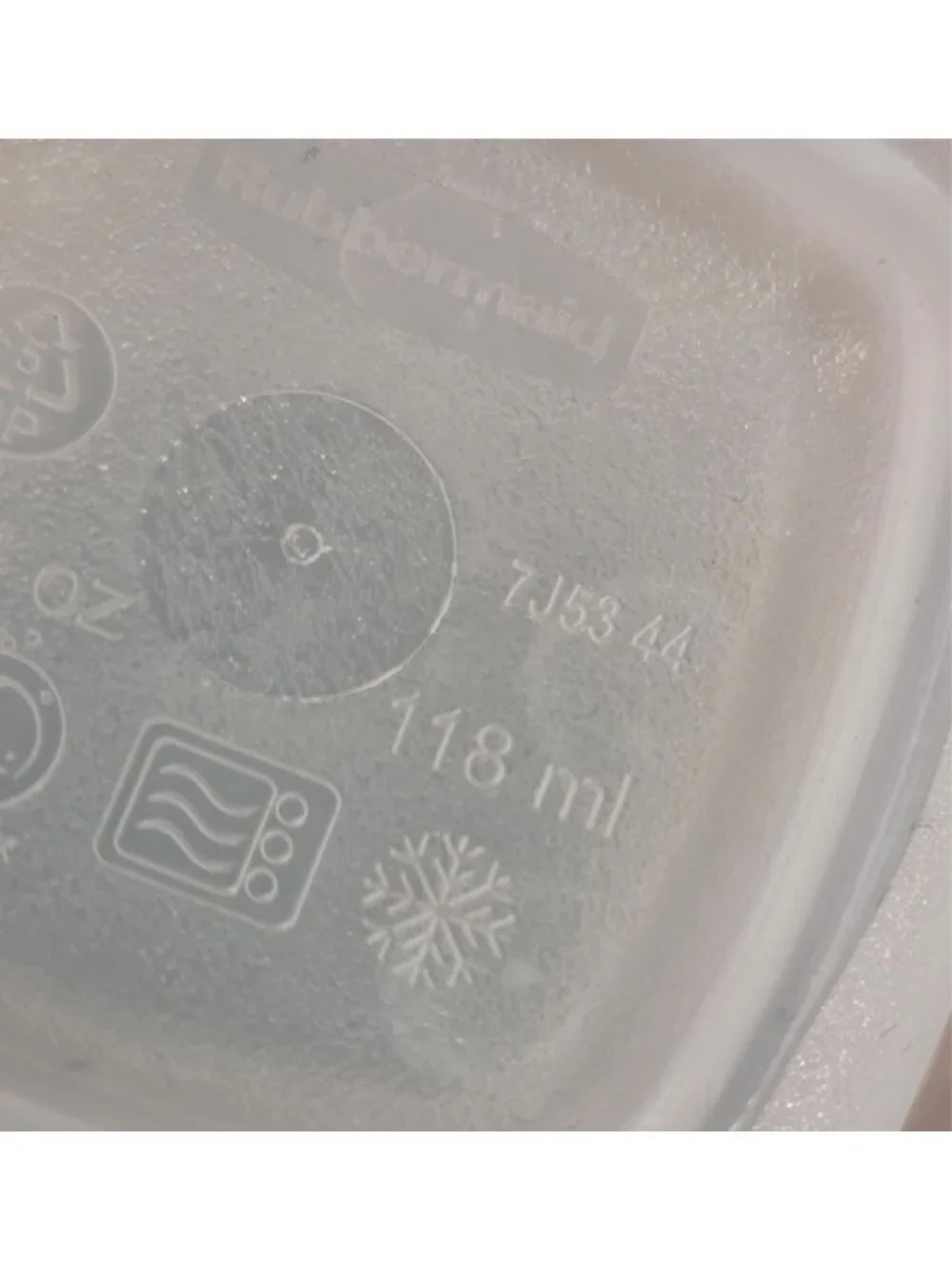 Lot of 22 Rubbermaid Square 4oz Food Storage Containers Red Blue Lids 7J53